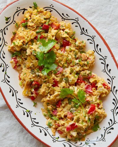 This simple Mexican scramble makes for a hearty-yet-healthy morning meal
