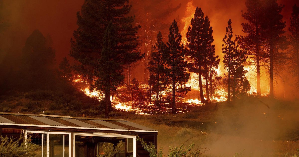 The 5 largest burning wildfires in the U.S.
