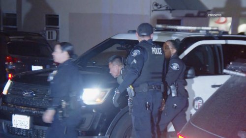 US, Los Angeles: East Hollywood Pursuit Of Stolen Cop Car