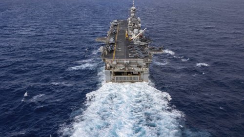 Missiles Fired Toward U.S. Navy Ship
