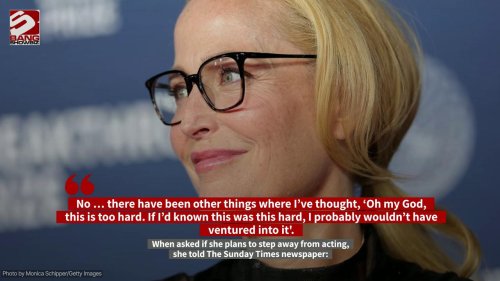Gillian Anderson says she will never quit acting