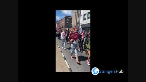 Ireland: Abortion Rights Supporters March To US Embassy After Roe V Wade Ruling Overturned