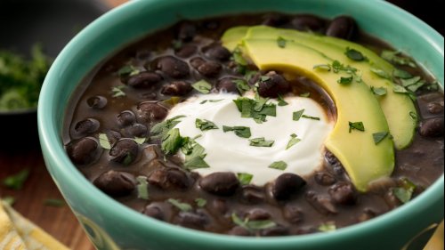 Nothing Hits The Spot Quite Like Classic Black Bean Soup