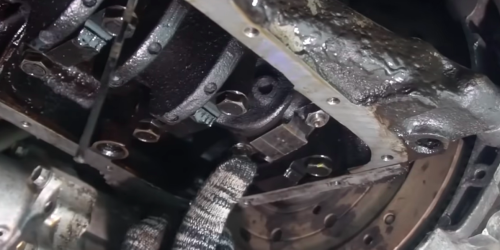 Watch chaos unfold as an engine starts without bearings