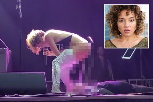 ‘Disgusting’ rocker Sophia Urista filmed urinating on male fan onstage