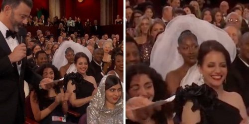 A Woman In A Huge White Dress Gave Zero F*cks At The 2023 Oscars & It's So Rude