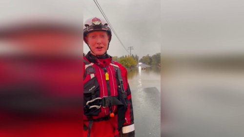 US: Driver Ignores Flood Warnings, Gets Stuck in Storm-Damaged Sonoma County Road