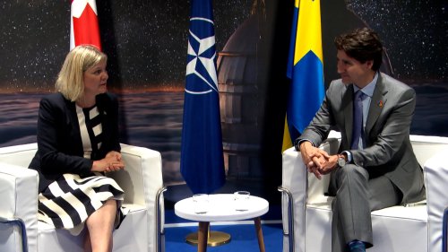 Trudeau sits down with Andersson​​​​​​​, calls Sweden joining NATO 'big step'