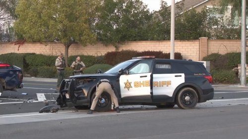 US, Los Angeles: Murrieta Deputy Involved Collision