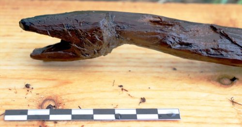 4,400-year-old shaman's 'snake staff' discovered in Finland