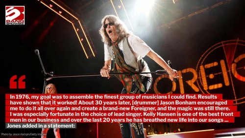 Foreigner frontman Kelly Hansen is stepping down