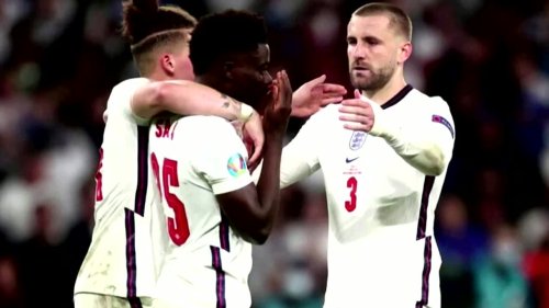 Supporters rally against England team racist abuse