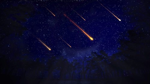 Bizarre burning 'space junk' lights up the sky and is mistaken for meteor shower