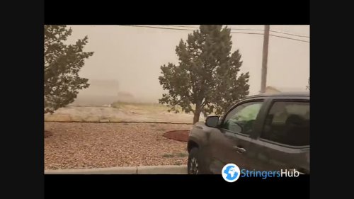 US: Storm Brings Strong Winds, Dust Causing Low Visibility In Parts Of New Mexico