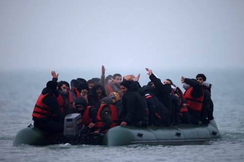 Migrants Crossing the English Channel