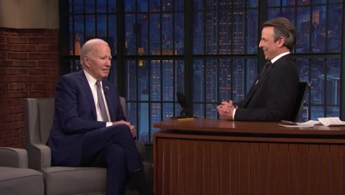 ‘Trump is as old as I am’, says Biden as he hits back at age critics on Late Night show