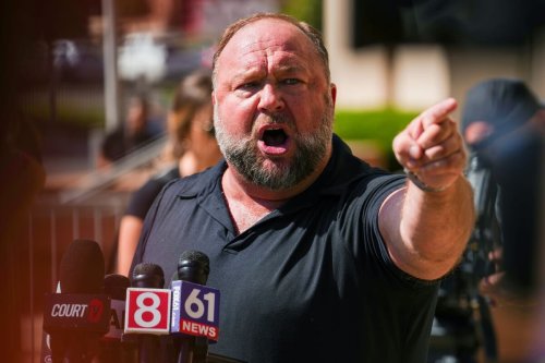 Alex Jones Ordered to Pay $1B to Sandy Hook Families, Then Mocks Them