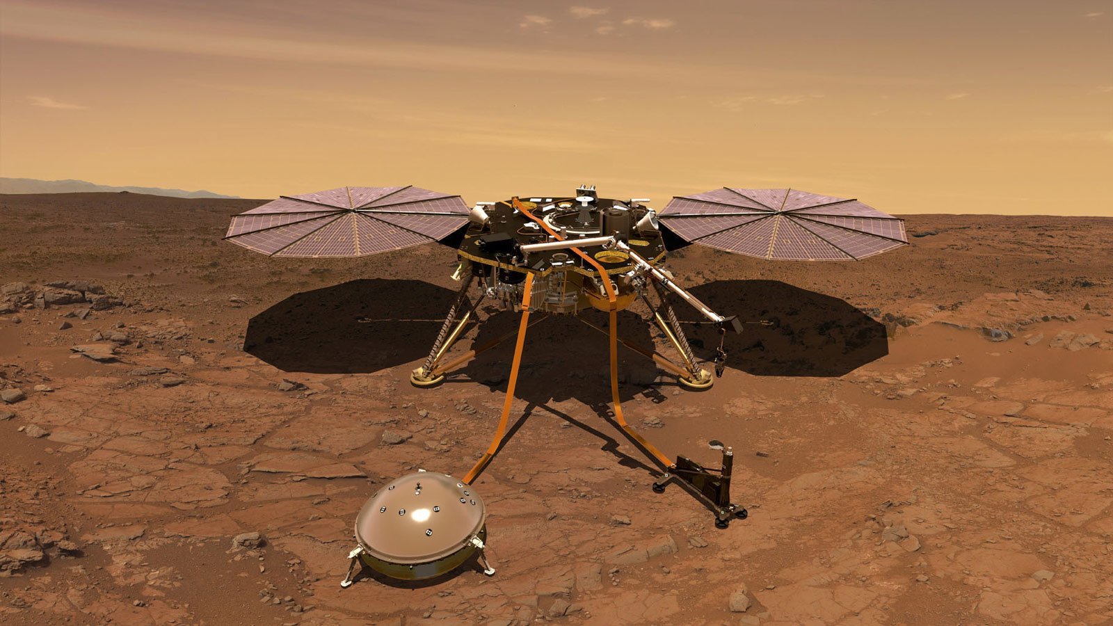 Watch NASA’s Mars Lander Clean Itself Using... Sand