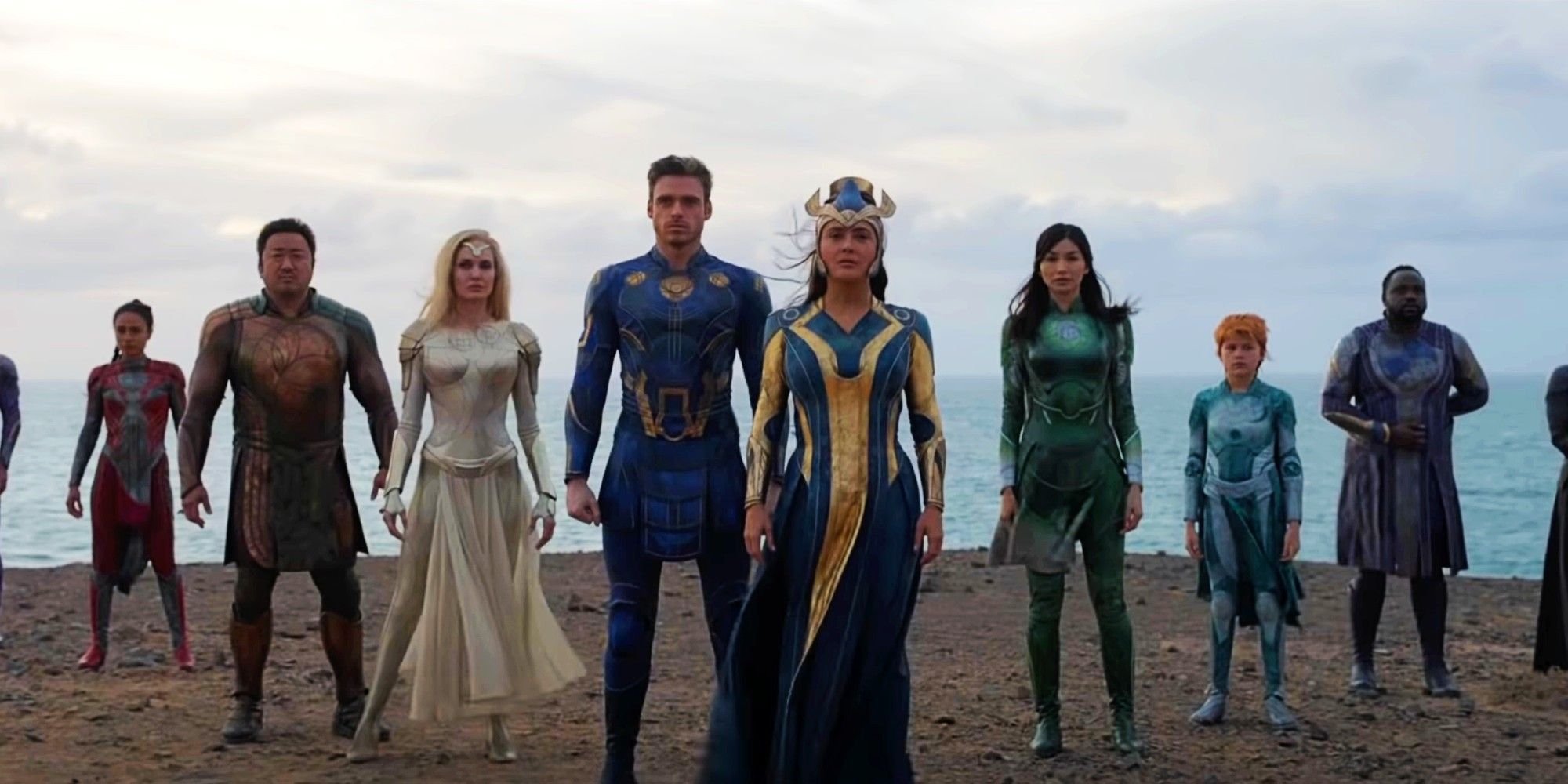 Eternals Movie Trailer Reveals Marvel's Ancient Superhero Team In Full Costume