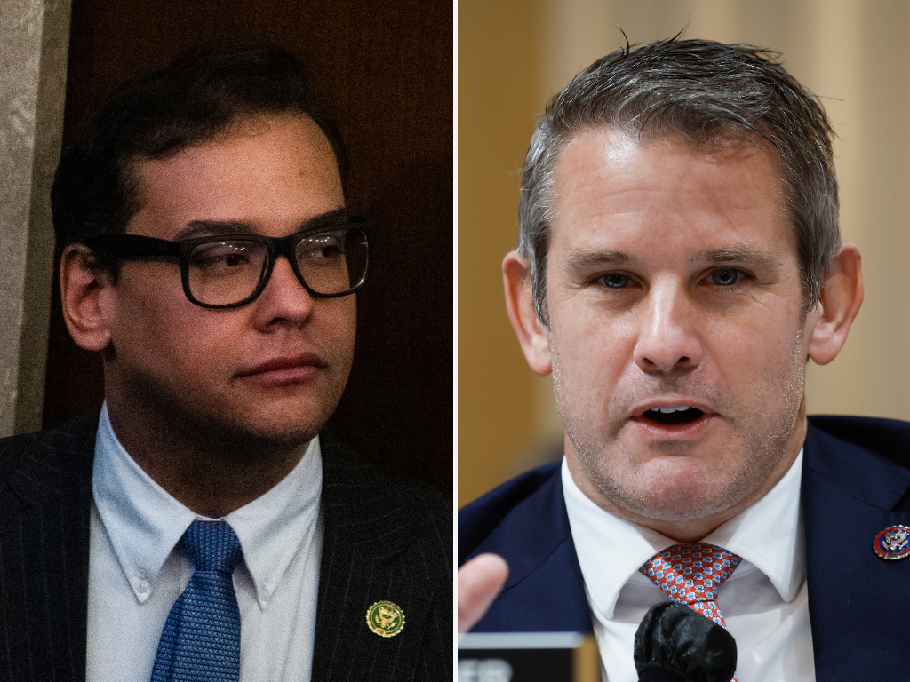 George Santos said he'll resign if 142,000 people demand it. Adam Kinzinger is trying to make it happen with a new petition.