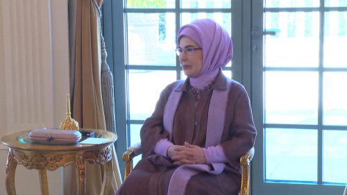 Türkiye: Turkish first lady meets with trio of UN officials in Ankara