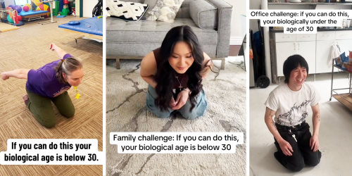 People Are Testing Their 'Biological Age' With One Painful-Looking Jump
