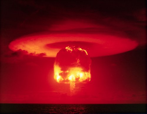 Nuking the earth's crust to save the world