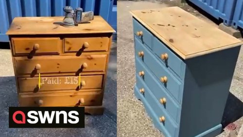 UK man makes thousands of pounds a month selling upcycled furniture