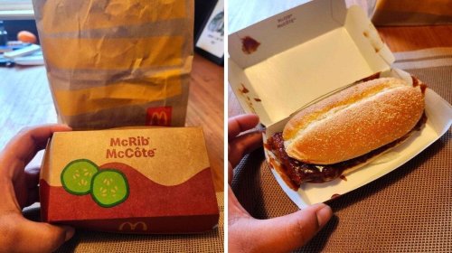 I Tried The McRib At McDonald's Canada 