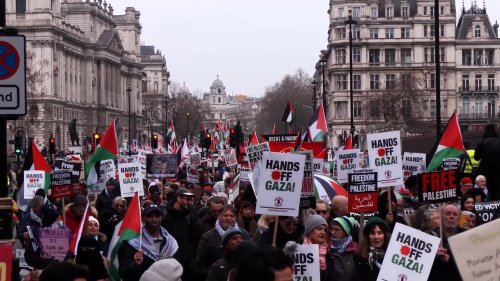 Protesters around the world condemn Trump's 'takeover' plan for Gaza