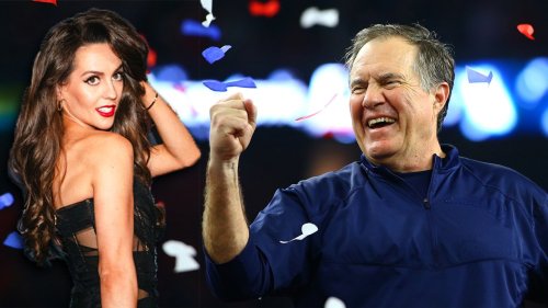 Bill Belichick's young girlfriend wore some daring outfits at Super Bowl week