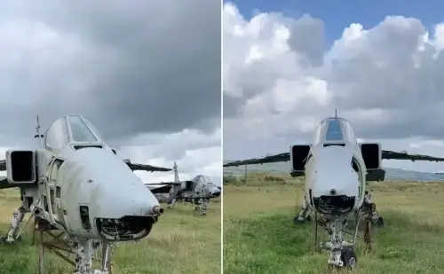 Man finds two abandoned jet fighters on Google Earth so travels to find them