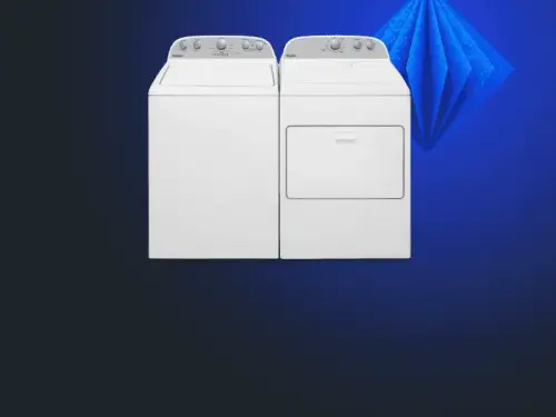 Starting at $499.99 each for Whirlpool washers and dryers.