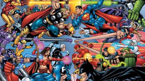 We need to see these Marvel vs. DC fights on-screen immediately! 