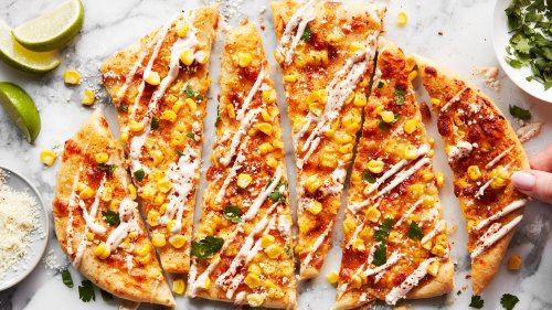 Mexican Street Corn Flatbread Is Our Favorite Summer Appetizer