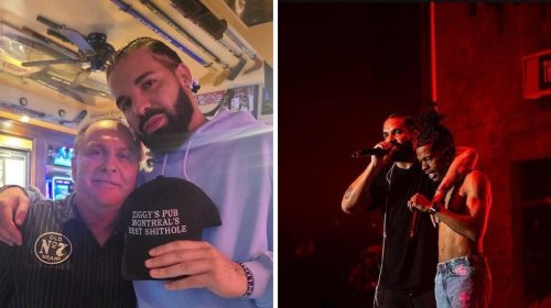 Drake est sorti dans ce bar à MTL après son apparition au festival Metro Metro