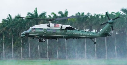 Trump's helicoptier fails mid-takeoff in alarming incident