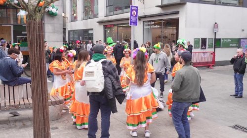 St Patrick's Day: Dublin On Eve Of St Patrick's Day Parade