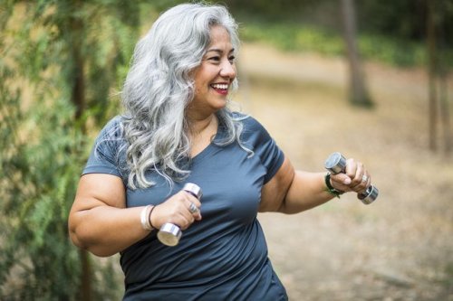 The Only 5 Dumbbell Exercises Older Adults Need for Total-Body Strength