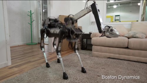 Boston Dynamics’ New Robot Is A Tiny Friendly Dog With An Extra Limb