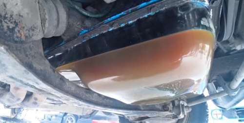 Take a peek at what frozen oil looks like in your engine