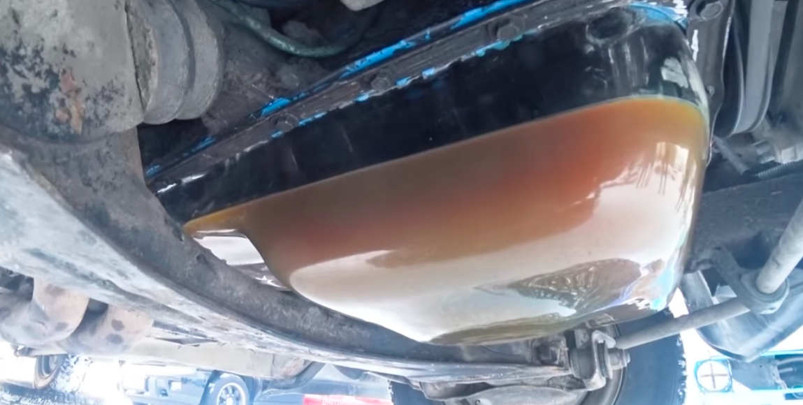 Take a peek at what frozen oil looks like in your engine