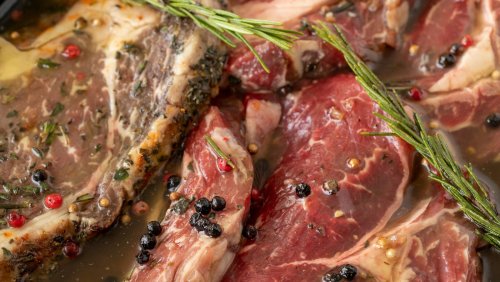 The Boozy Ingredient You Should Be Adding To Your Steak Marinade