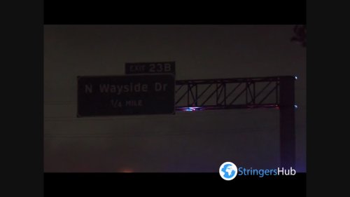 A woman was killed after driving the wrong way on a Houston freeway, TX, USA
