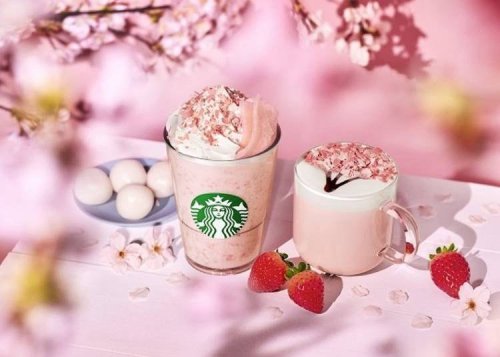 Japan's Starbucks Unveil Dreamy Cherry Blossom Drinks