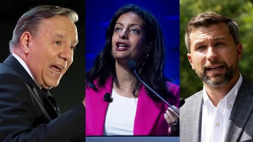 Quebec election: Battle for second place as Legault leads polls