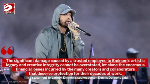 So Shady... Eminem's former employee charged with selling and leaking his unreleased music