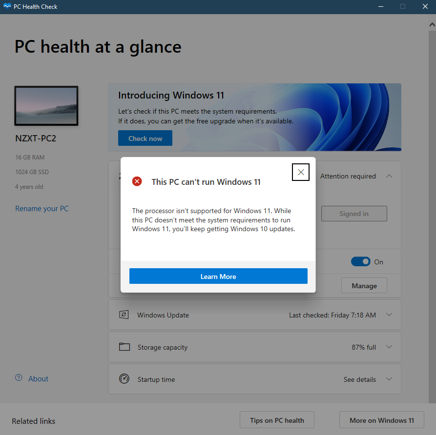 Some TPM 2.0-Capable Systems Are Still Ineligible for Windows 11