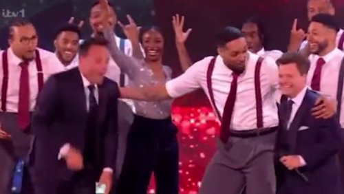 Ant McPartlin falls on stage during live Britain’s Got Talent semi-final