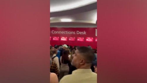 Flood chaos at Dubai airport as passengers swamp terminals and operator warns ‘Don’t come’